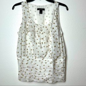 White House Black Market Sleeveless Blouse